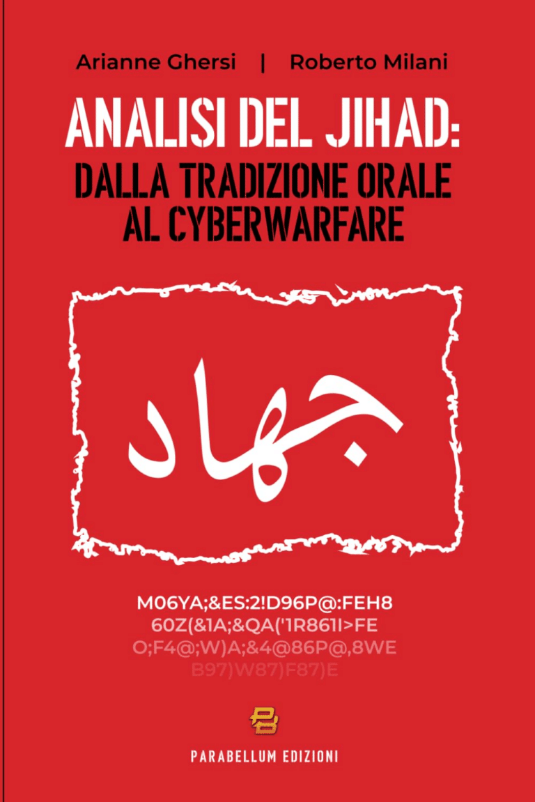 Copertina del libro «Analisi del jihad: dalla tradizione orale al cyberwarfare»