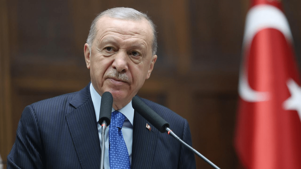 Il presidente turco, Recep Tayyip Erdoğan.