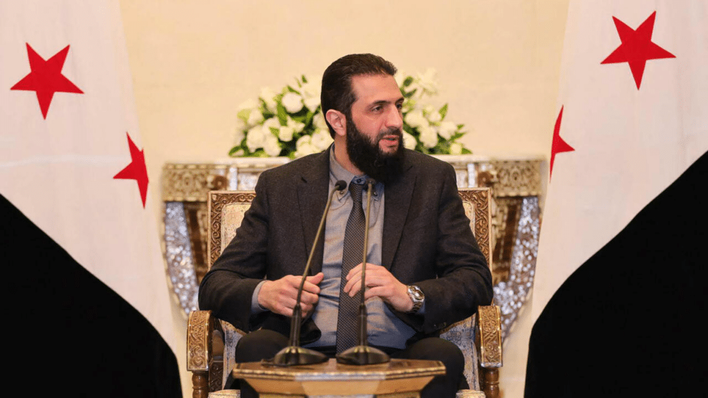 Ahmed al Sharaa (al Jolani).