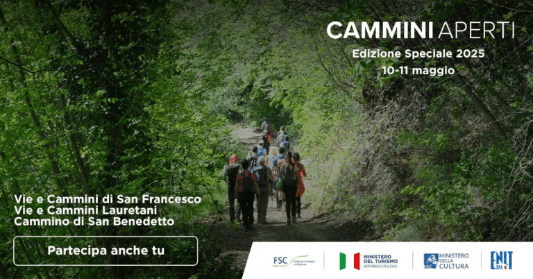 Cammini Aperti 2025: alla scoperta dell'Italia a piedi tra natura, cultura e spiritualità