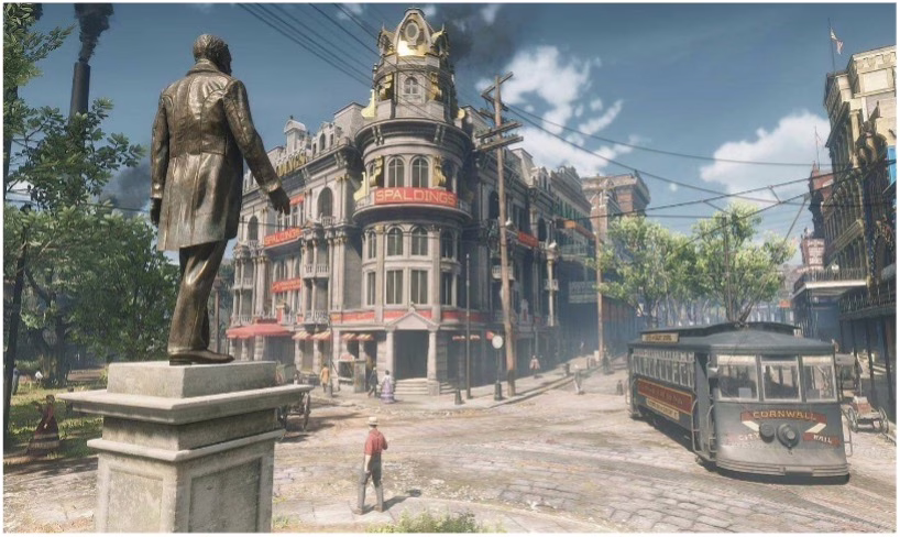Red Dead Redemption 2 - riproduzione di una cittadina americana all'alba del XX secolo