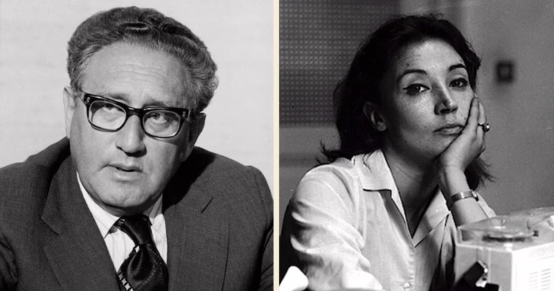 Henry Kissinger e Oriana Fallaci.