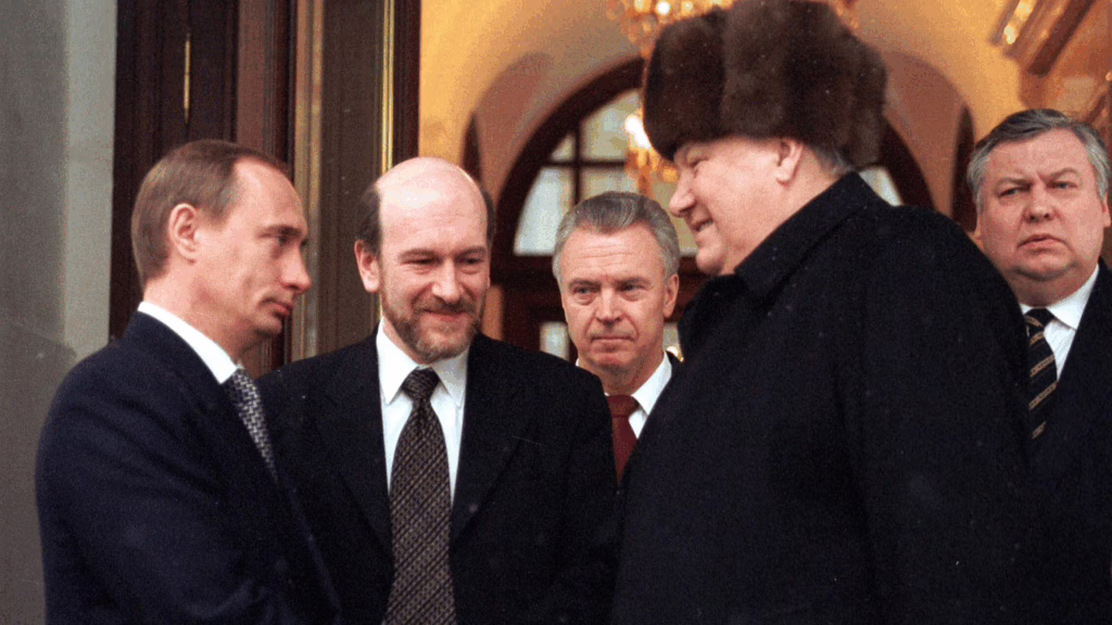 Putin (a sinistra) nel 1999.