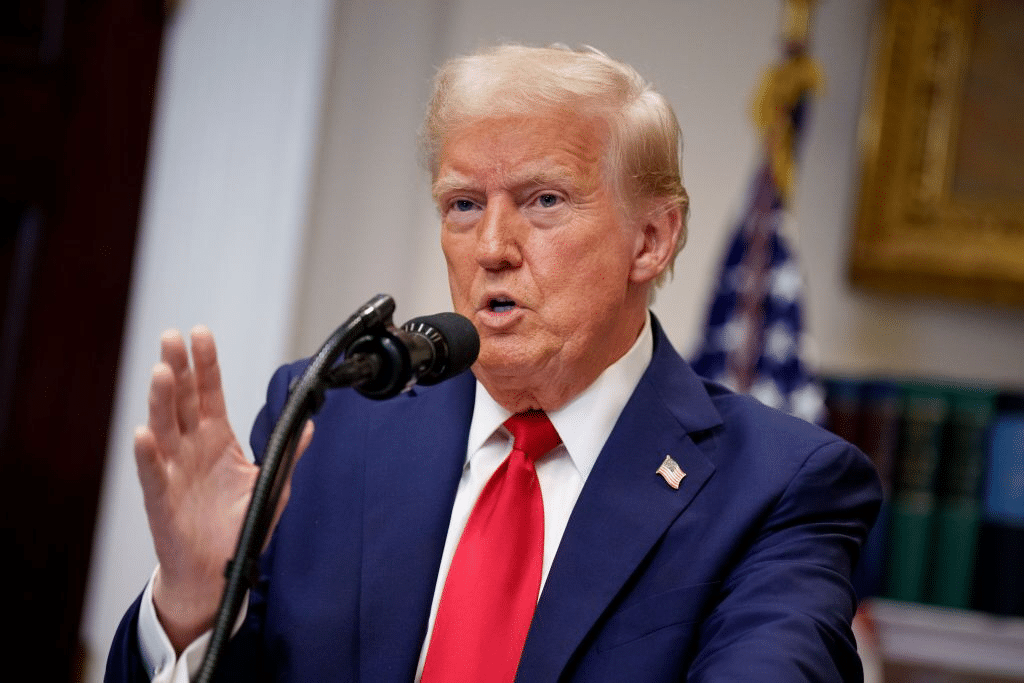 Il Presidente USA Donald Trump.