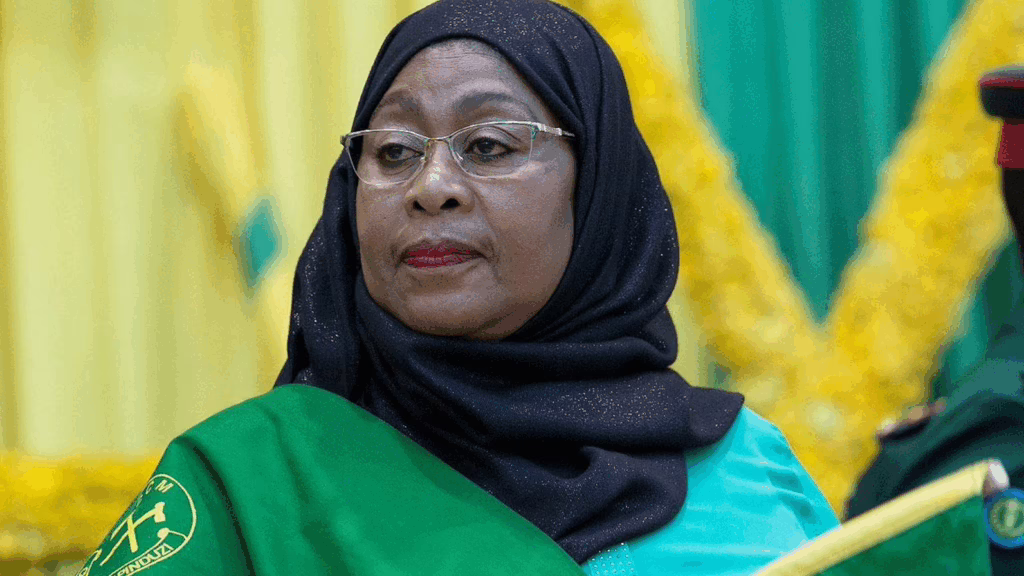 L'attuale presidente della Tanzania, Samia Suluhu Hassan.