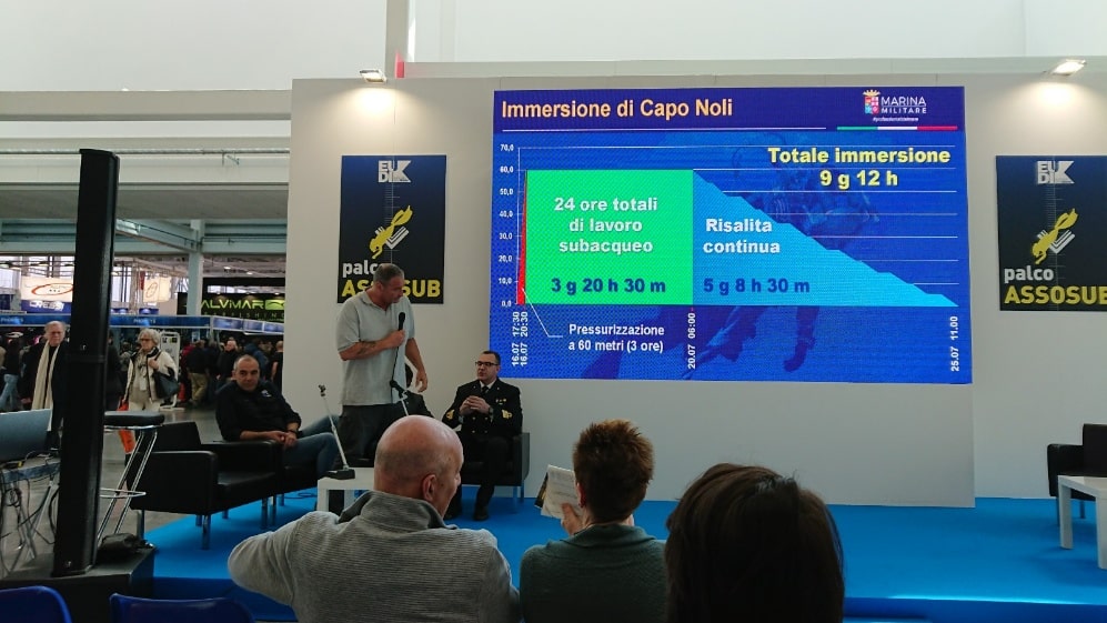 La presentazione della missione a Capo Noli.