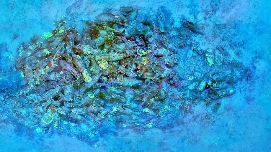 Foto del relitto romano degli aregai (STAS).