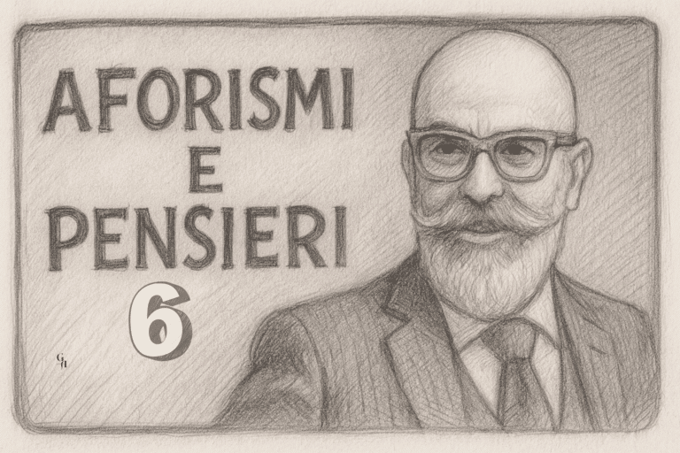 Aforismi e pensieri - Numero 6