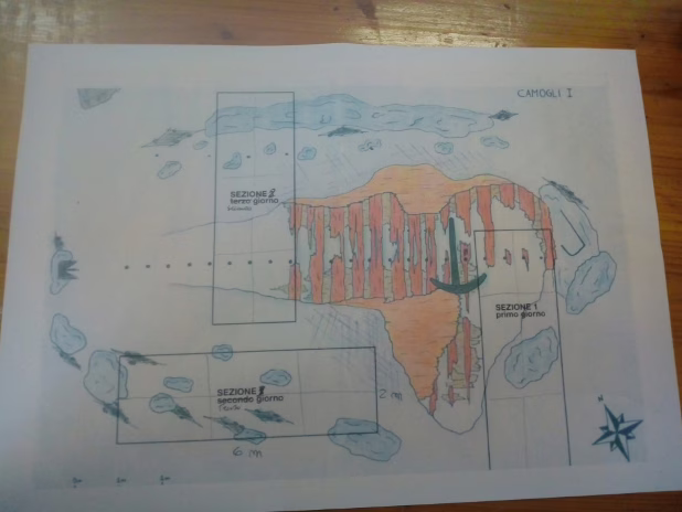 Disegno ricavato dalle misurazioni.