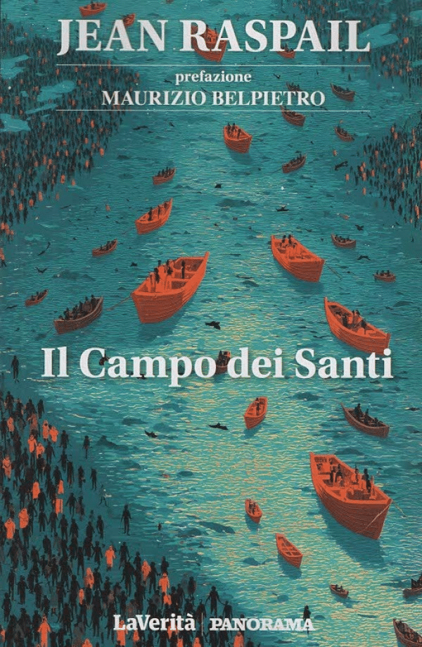 La copertina del libro "Il Campo dei Santi" di Jean Raspail.