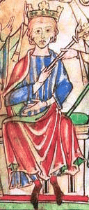 Enrico II in una stampa medioevale