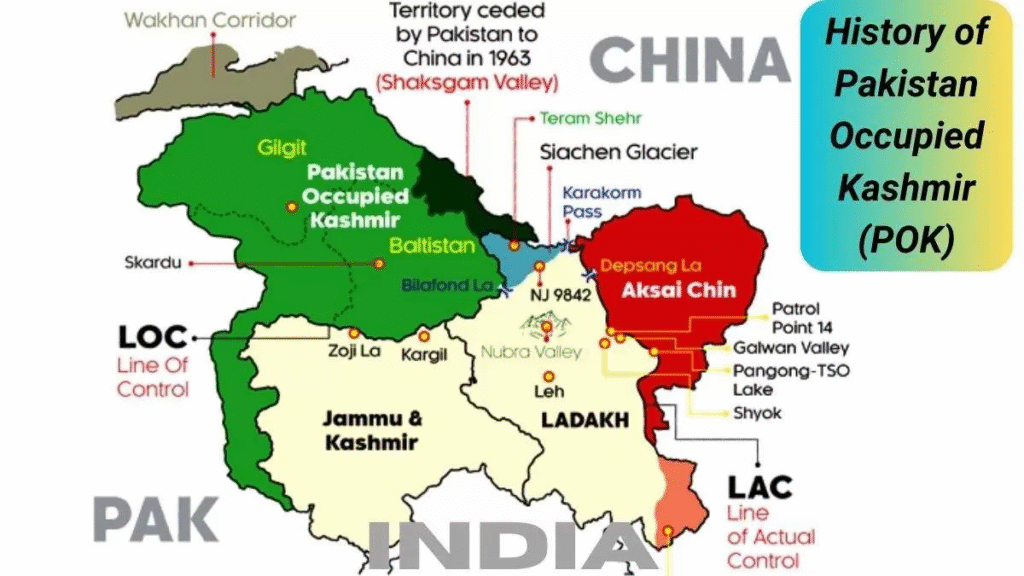 La regione del Kashmir oggetto della controversia.