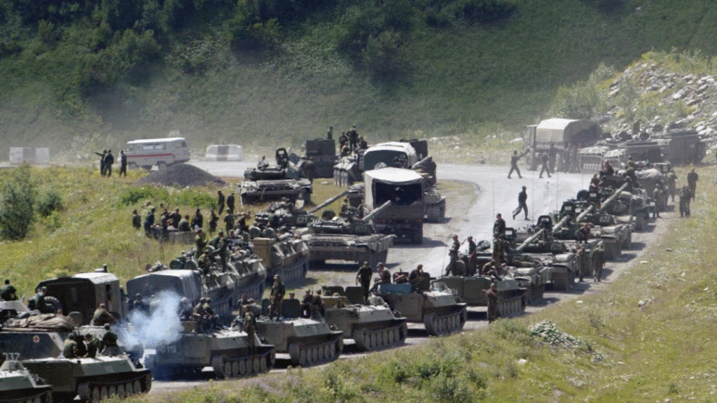 Dispiegamento di forze durante la guerra russo - georgiana.