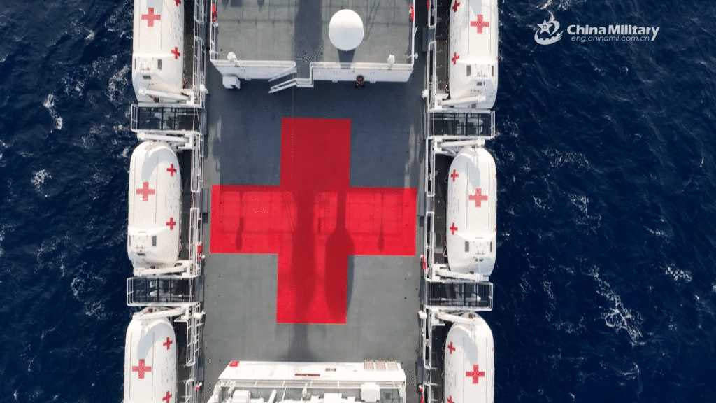 Vista dall'alto della sezione centrale della "Silk Road Ark".