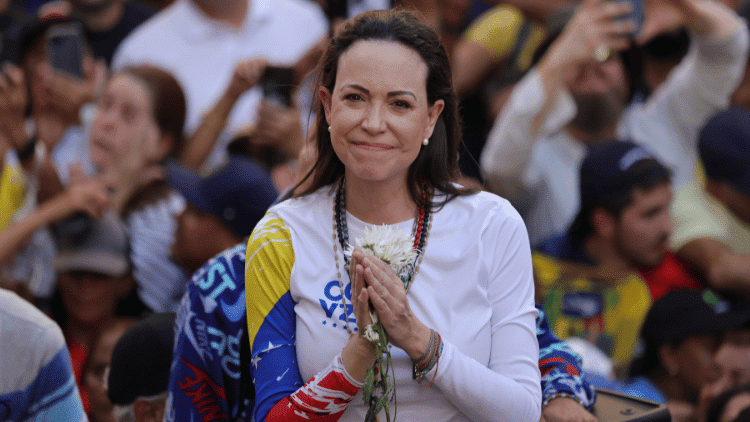 María Corina Machado, leader dell'opposizione venezuelana.