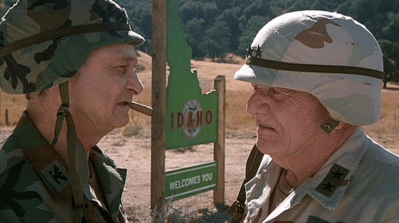 Una scena del film "The Second Civil War".