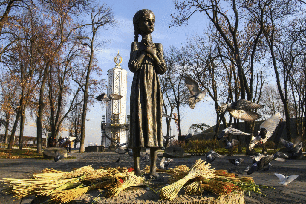 Monumento in ricordo dell'Holodomor e delle sue vittime.