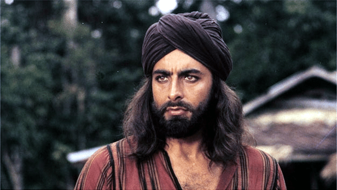 Un fermo immagine dalla serie TV Sandokan del 1976.