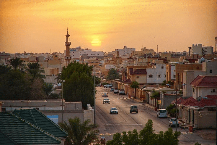 Un tramonto a Buraydah.