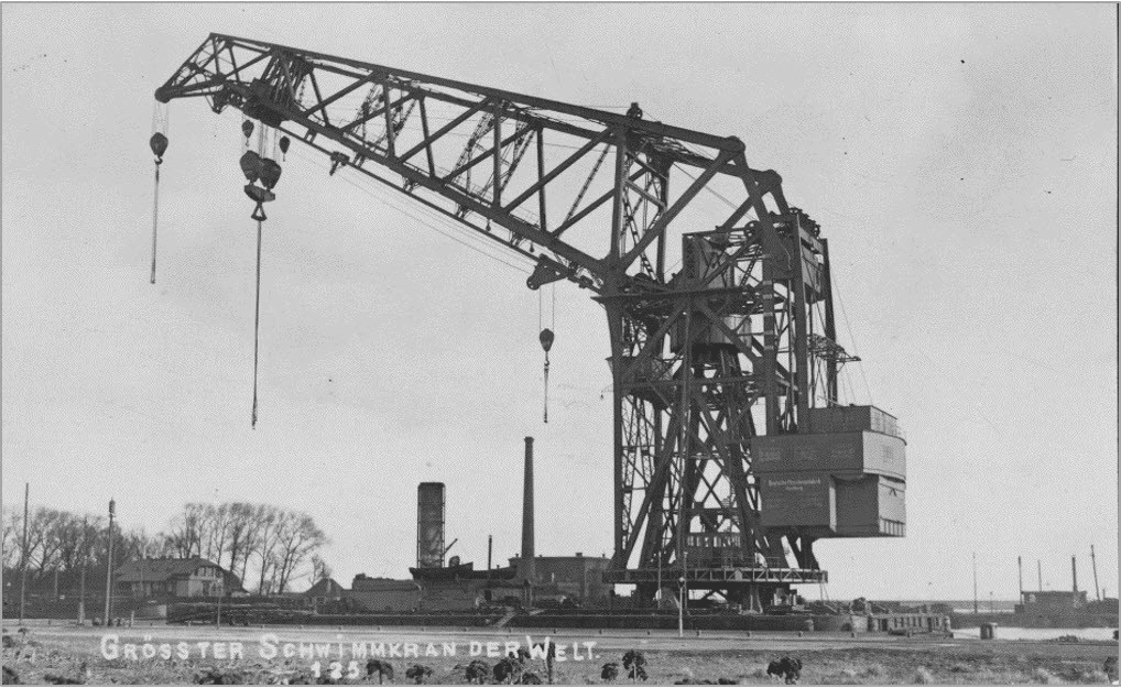 La Langer Heinrich in Germania in una rara foto d'epoca.