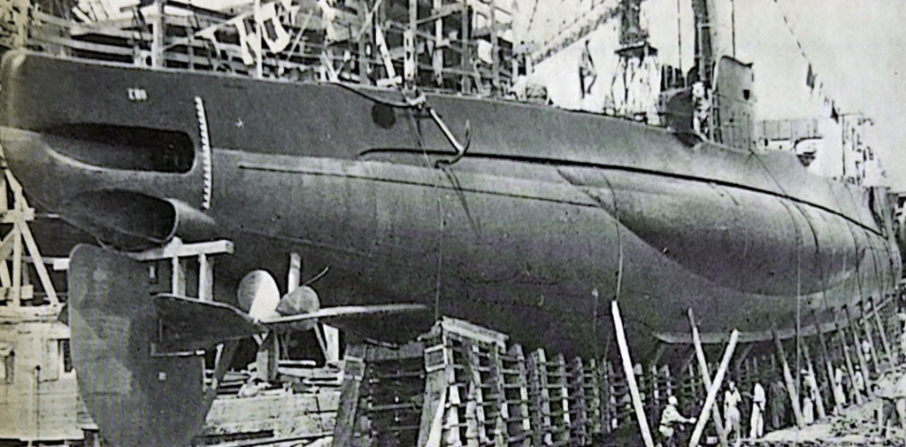 L'EMO pronto per il varo. Questa foto è stata scattata il 29/06/1938.