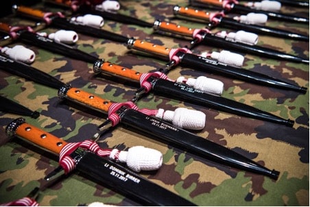 Daga 43 con dragona di ufficiale (© Mediathek VBS)