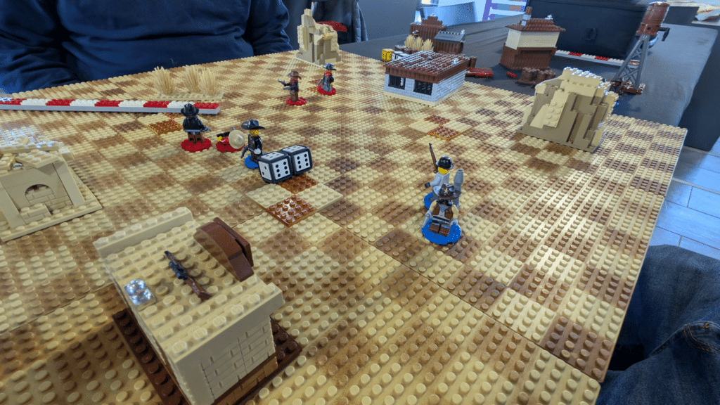 StoriCon 2026: i mattoncini "LEGO" utilizzati per creare uno scenario di gioco.