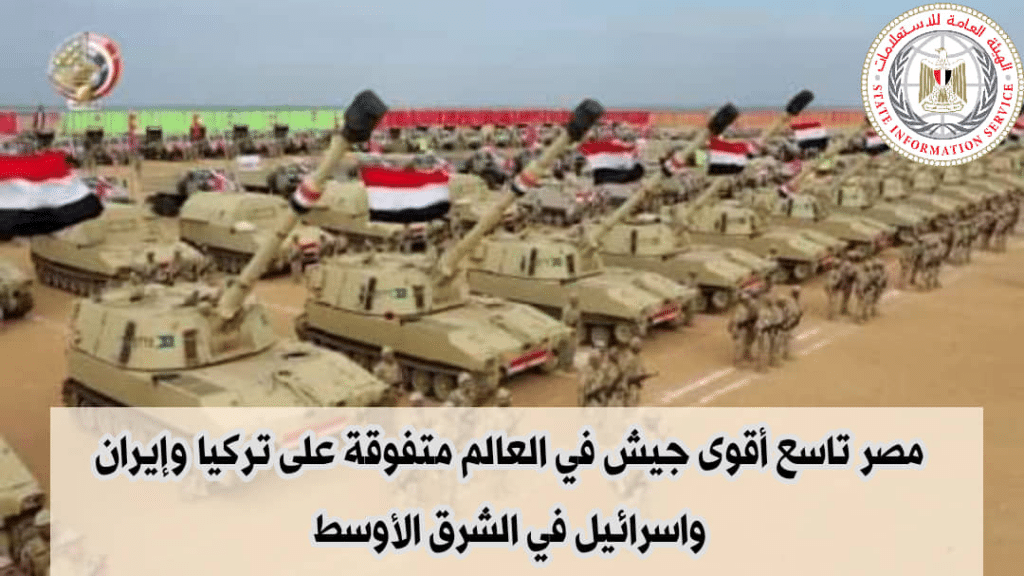 Un'immagine sui media locali relativa all'esercito egiziano.