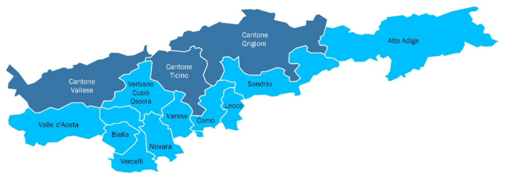 L'area interessata dal progetto.