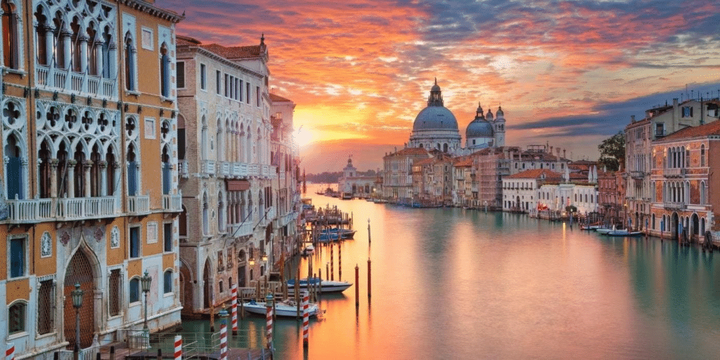 Venezia al tramonto.