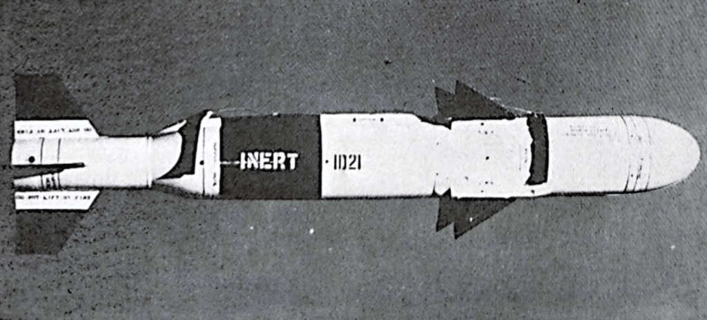 Il SEA SKUA è un missile ognitempo, con teleguida semiattiva.