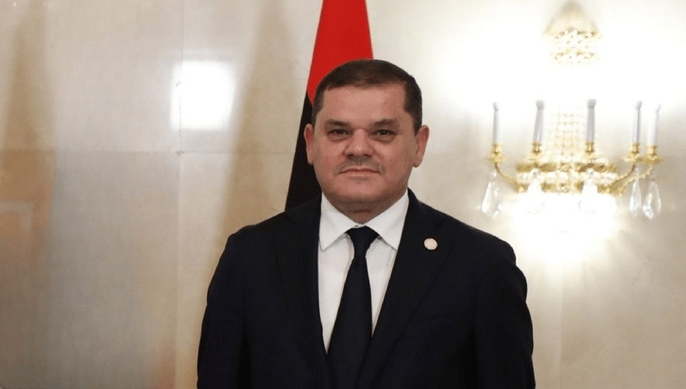 Il primo ministro libico Abdul Hamid Dbeibeh.