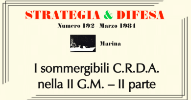 I sommergibili C.R.D.A. nella II G.M. – II parte