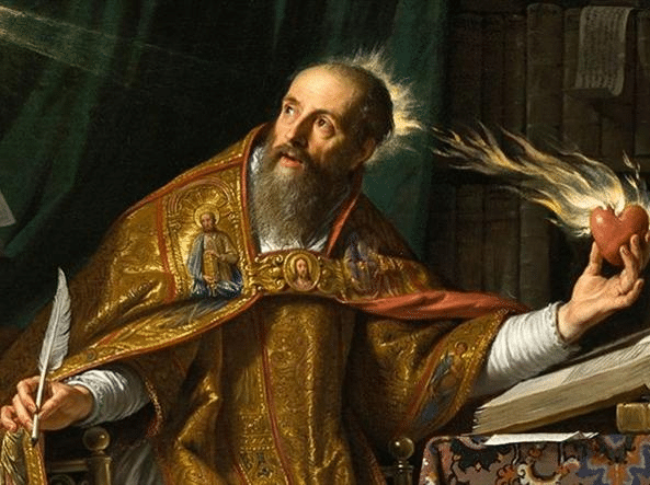 
Dipinto raffigurante Sant'Agostino - L'opera di Philippe de Champaigne è oggi conservata al Los Angeles County Museum of Art.