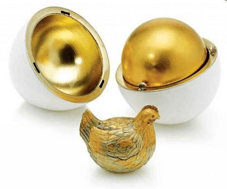 L'Hen Egg di Fabergé.
