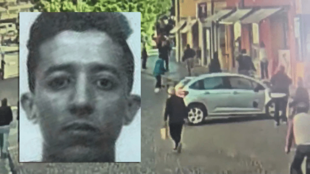 Salim El Koudri (nel riquadro) ed il luogo della tragedia.