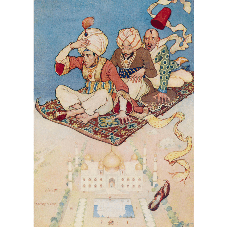 Illustrazione da “Le Mille e una notte”