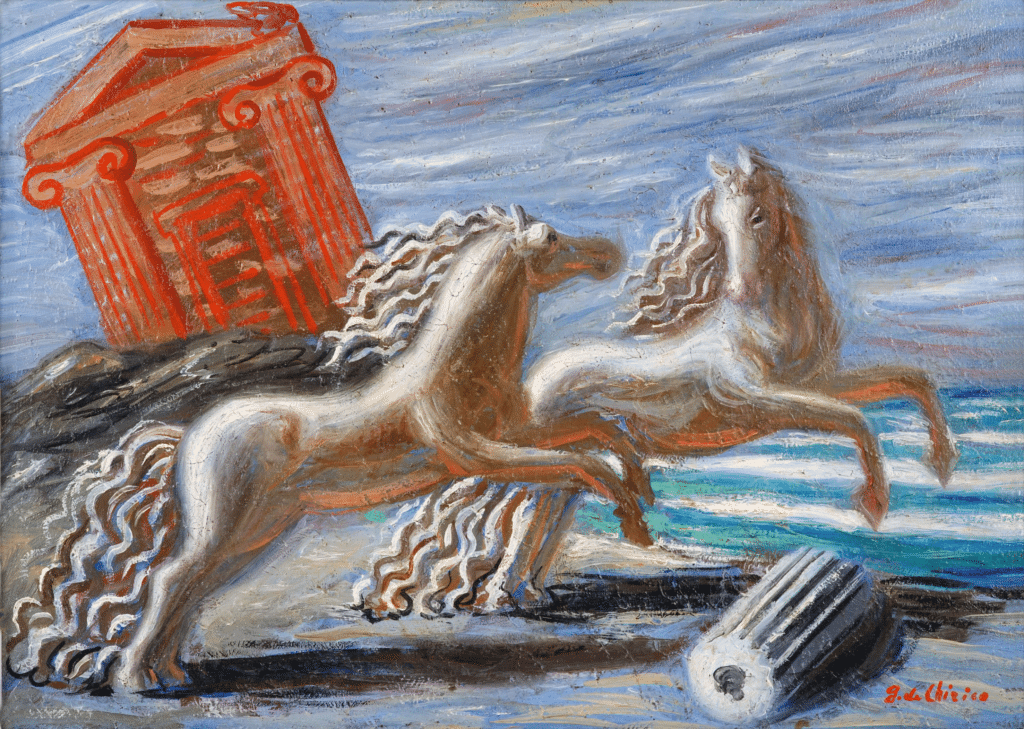 G. De Chirico - Cavalli