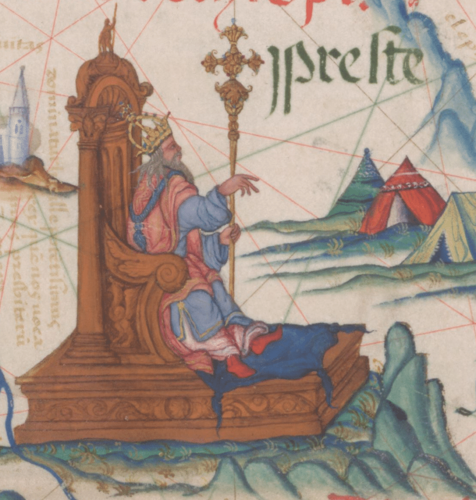 Prete Gianni da un atlante medievale