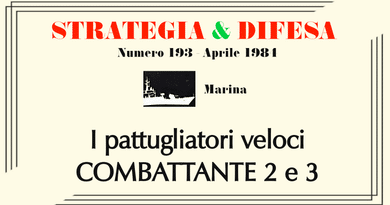 Copertina di «I pattugliatori veloci COMBATTANTE 2 e 3», nella sezione Marina di Strategia & Difesa