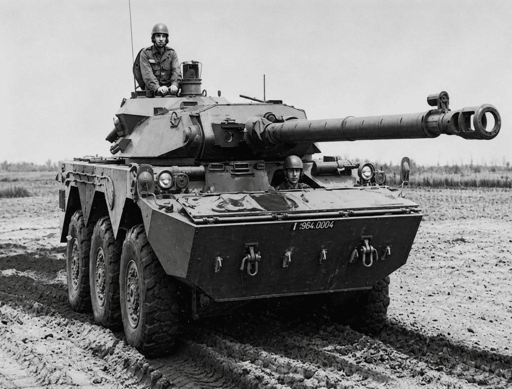 Il veicolo da ricognizione AMX-10RC impiega lo stesso scafo motore dell'AMX-10P IFV cingolato. L'AMX-10RC ha un cannone semiautomatico da 105 mm e imbarca 38 colpi di munizioni da 105 mm. Ha anche una mitragliatrice coassiale da 7,62 mm. Il veicolo ha un equipaggio di quattro uomini.