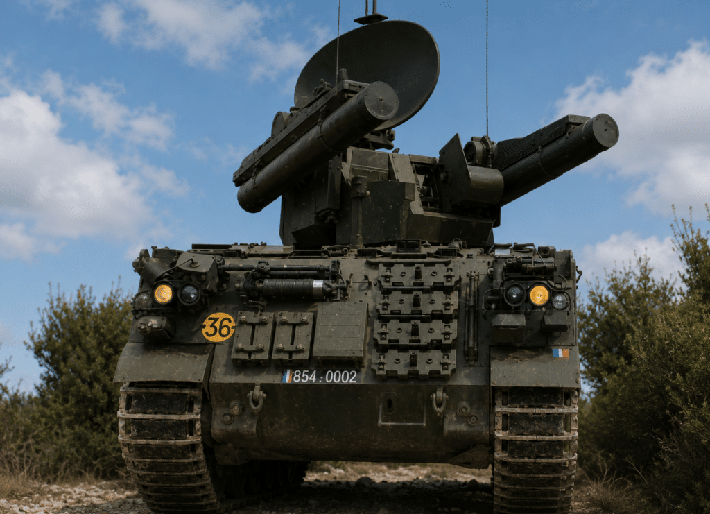 Il sistema SAM ROLAND II, a bassa quota, montato sul telaio dell'AMX-30R: 18 unità ROLAND sono state ordinate per l'Armee de Terre. Il sistema radar del veicolo ha un raggio tra 15 e 18 km e può essere smontato per motivi di trasporto. La testa bellica del missile pesa 6,5 kg, ivi incluso 3,5 kg di esplosivo, detonato all'impatto o con radio spoletta.