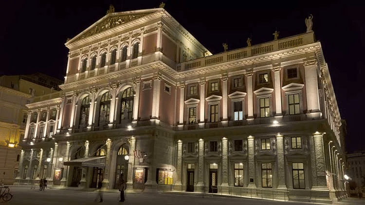 Il Musikverein di Vienna: l'edificio si erge sulla Musikvereinsplatz della capitale austriaca.