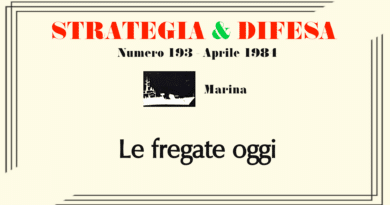 Copertina di «Le fregate oggi», nella sezione Marina di Strategia & Difesa