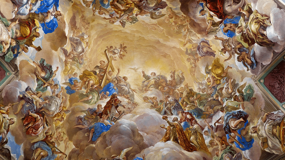 Affresco della scala principale de l’Escorial - Madrid