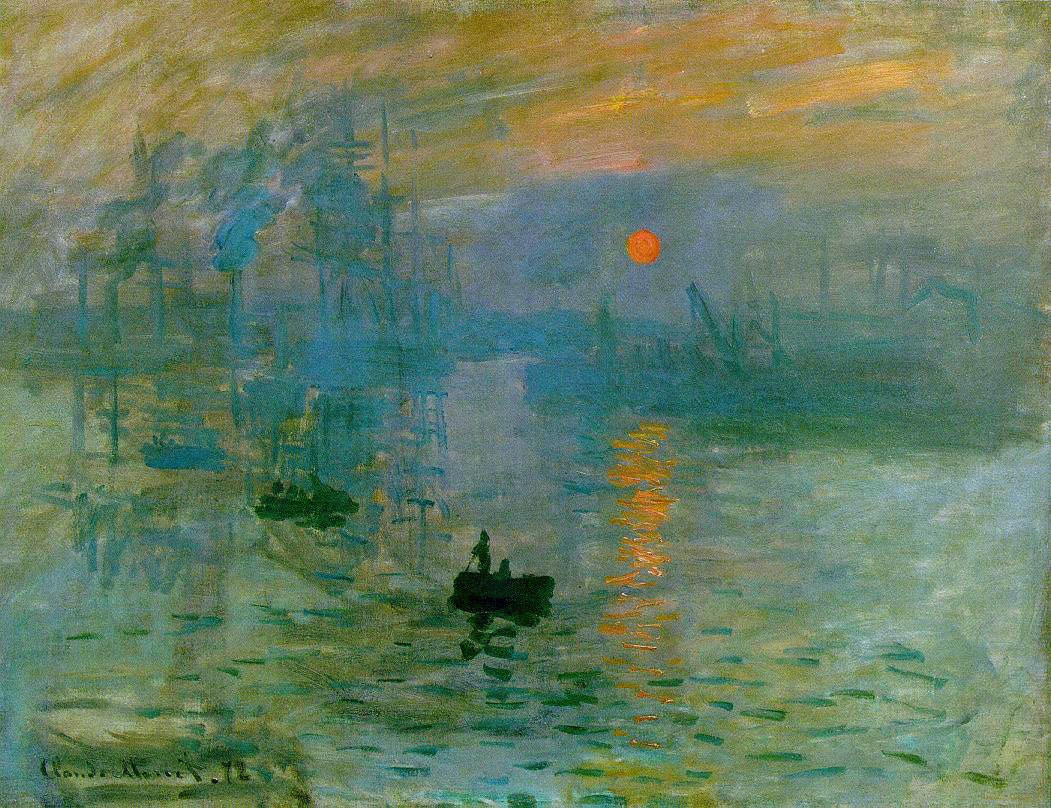 Claude Monet, Impression, soleil levant, 1872.