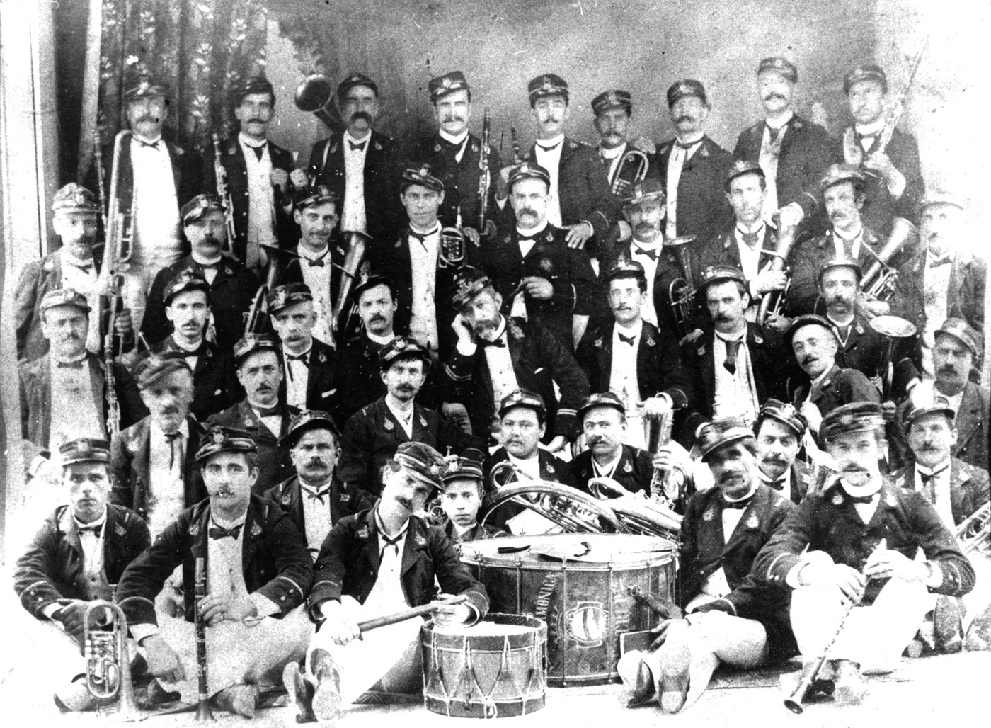 La Filarmonica Sestrese diretta da Carlo Corradi nel 1904