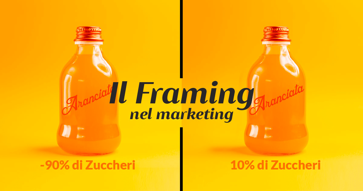 Confronto tra due modi di presentare la stessa quantità di zuccheri.