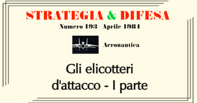 Copertina di Strategia & Difesa per Gli elicotteri d'attacco - I parte, sezione Aeronautica, numero 193 di aprile 1984.
