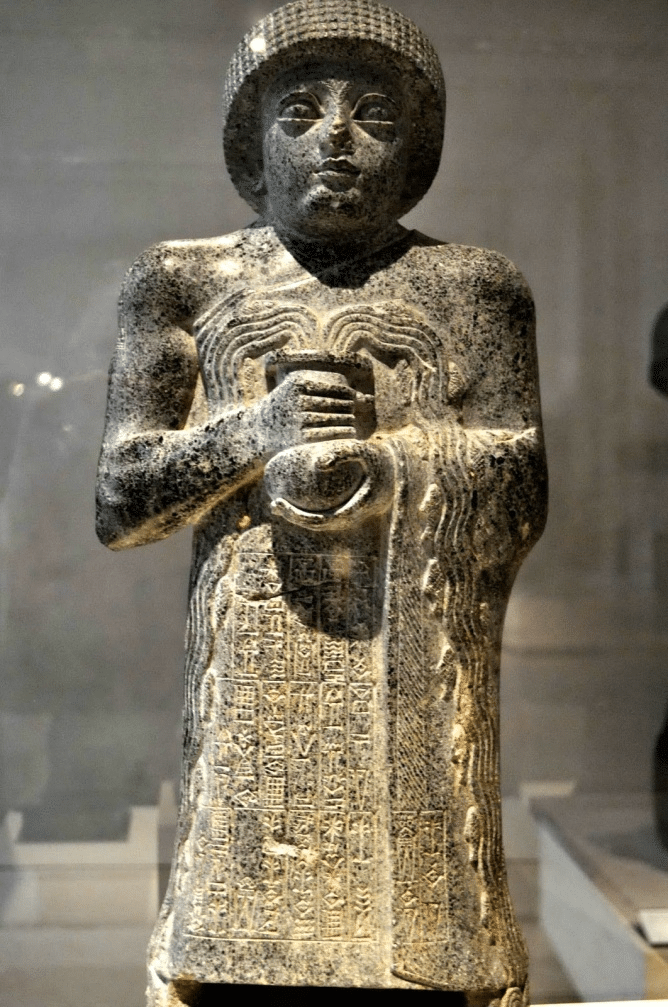 Rappresentazione di Gudea in piedi
